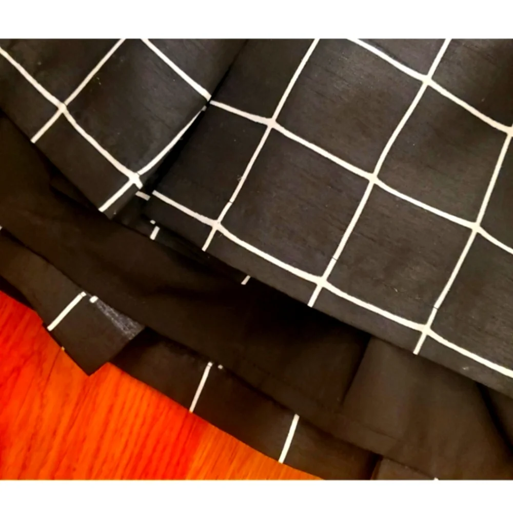 HIGH WAIST, PLEATED MINI SKATER SKIRT - Picture 11 of 11